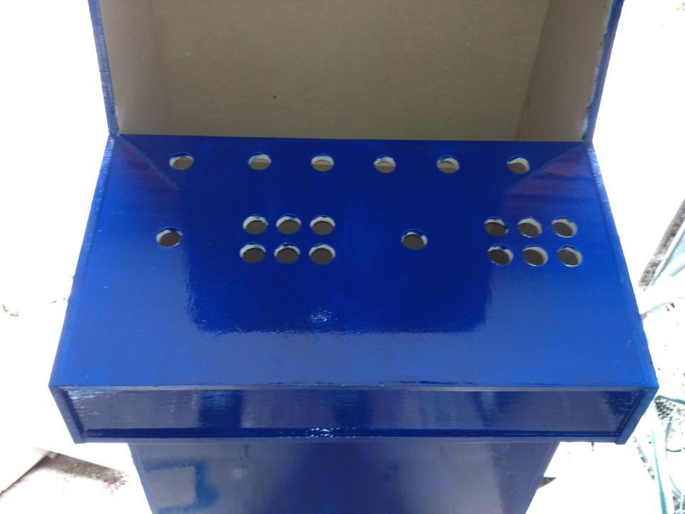 Painted control panel